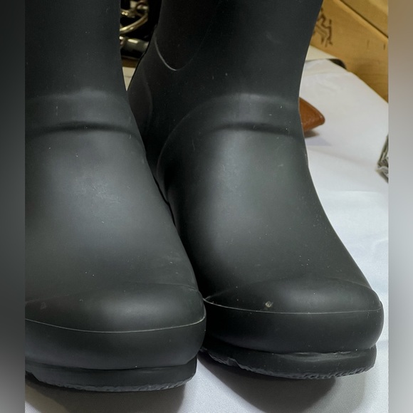 Hunter Black Original Tall Rain Boots 8 - Picture 13 of 14